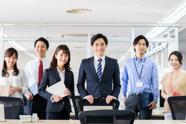 人材派遣会社の社員